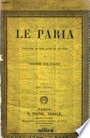 Le paria. Tragedie en 5 actes