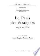 Le Paris des étrangers