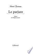 Le parjure