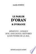 Le parler d'Oran & d'Oranie