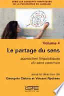 Le partage du sens
