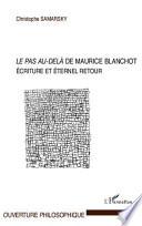 Le Pas au-delà de Maurice Blanchot