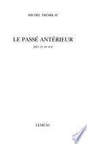 Le passé antérieur