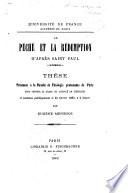 Le péché et la rédemption d'après Saint Paul