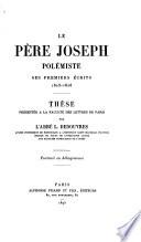 Le père Joseph, polémiste
