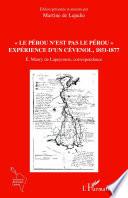 Le Pérou n'est pas le Pérou
