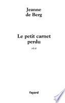 Le petit carnet perdu