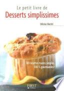Le Petit Livre de - Desserts simplissimes