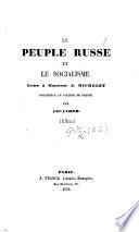 Le Peuple russe et le socialisme: lettre à ... Jules Michelet ... par Iscander (A. Herzen).