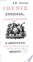 Le Phenix conjugal, nouvelle du temps (par Mme de Villeneuve)