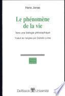 Le phénomène de la vie