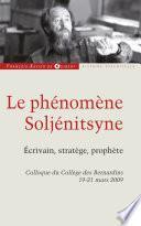 Le phénomène Soljénitsyne