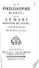 Le philosophe marié, ou le mari honteux de l'être,