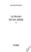 Le piano de ma mère