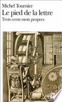 Le pied de la lettre