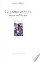 Le poème continu