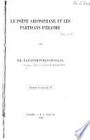 Le poète Aristophane et les partisans d'Érasme