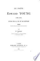 Le poète Edward Young (1683-1765)