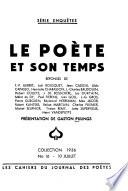 Le Poète et son temps