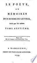 Le poète, ou, Mémoires d'un homme de lettres