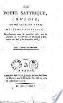 Le Poete Satyrique