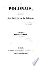 Le Polonais, journal des intérêts de la Pologne