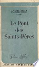 Le pont des Saints-Pères