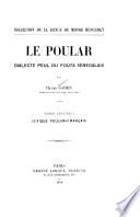 Le Poular, dialecte poul du fouta sénégalais