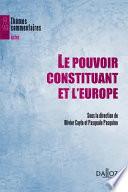 Le pouvoir constituant et l'Europe