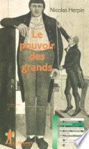 Le pouvoir des grands
