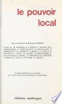 Le pouvoir local
