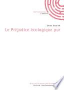Le Préjudice écologique pur
