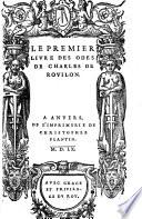Le premier Livre des Odes