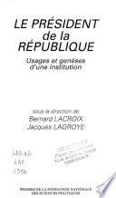 Le président de la République