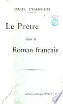 Le prêtre dans le roman français