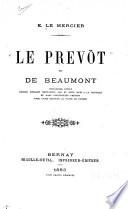 Le Prevôt dit de Beaumont, prisonnier d'état