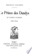 Le prince des Dandys