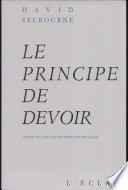 Le principe de devoir