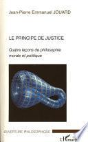 Le principe de justice