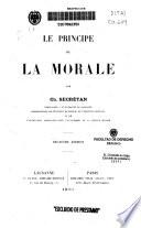 Le principe de la morale