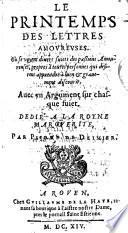Le printemps des lettres amoureuses