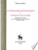 Le prisonnier desconforté du château de Loches