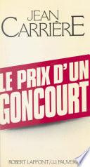 Le prix d'un Goncourt