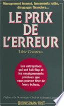 Le prix de l'erreur