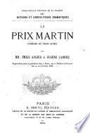 Le prix Martin