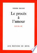 Le Procès à l'amour