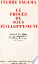 Le procès de sous-développement