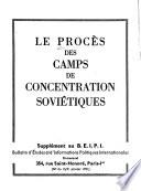 Le proces des camps de concentration Sovietiques