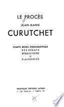 Le procès Jean-Marie Curutchet