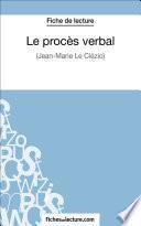 Le procès verbal